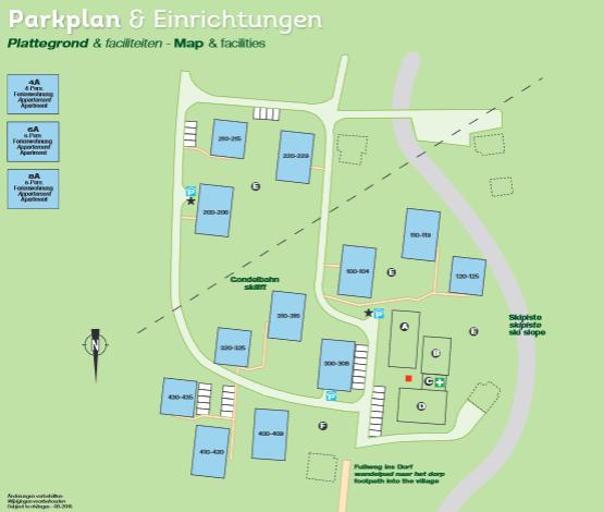Landal Hochmontafon Parkplan