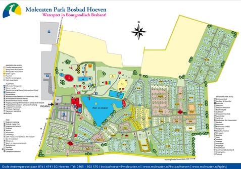 Molecaten Bosbad Hoeven Parkplan