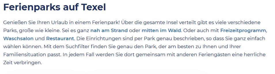 Texel Ferienparks