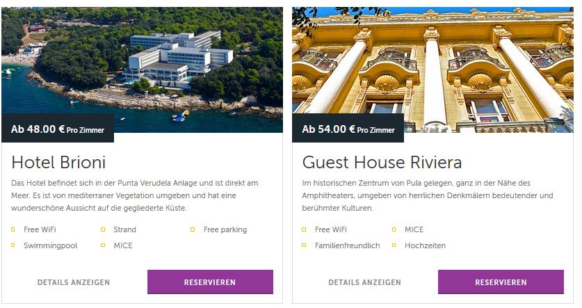 Arenaturist Pula Hotels