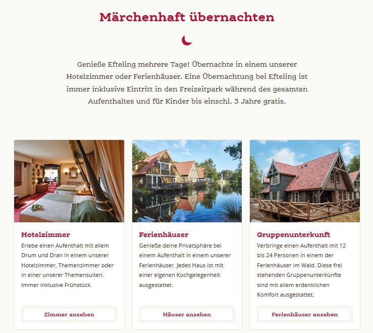 Efteling Unterkunft Efteling Unterkunft