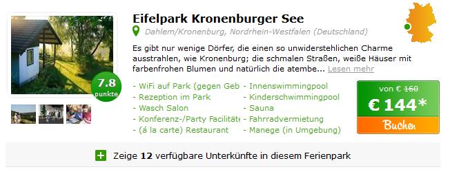 Eifelpark Kronenburger See Angebote