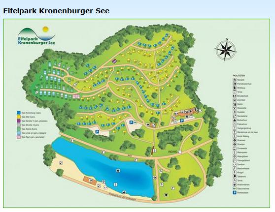 Eifelpark Kronenburger See Parkplan