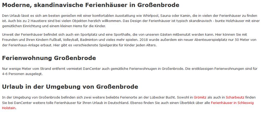 Dancenter Großenbrode 