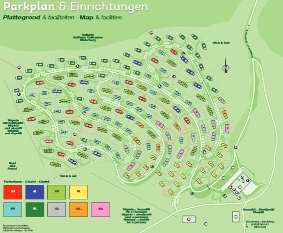 Landal Winterberg Parkplan