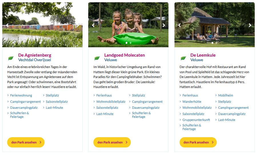 Molecaten Freizeitparks Molecaten Freizeitparks