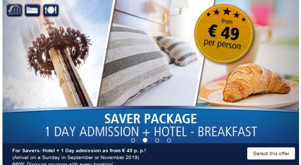 Movie Park Holidays Saver Package