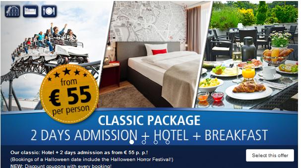 Movie Park Holidays Classic Package