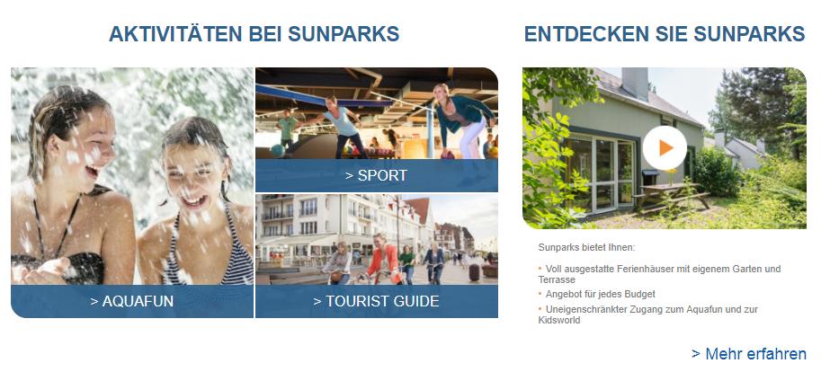 Sunparks Angebote 