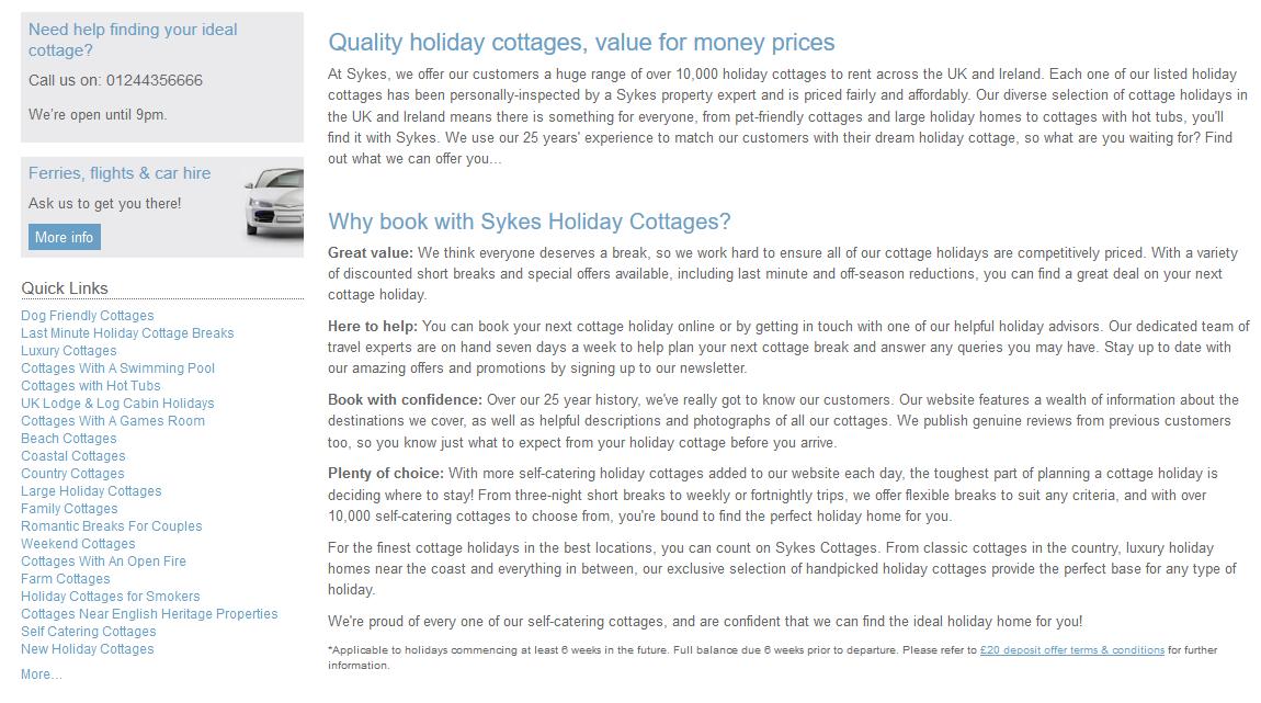 Sykes Cottages Sykes Cottages