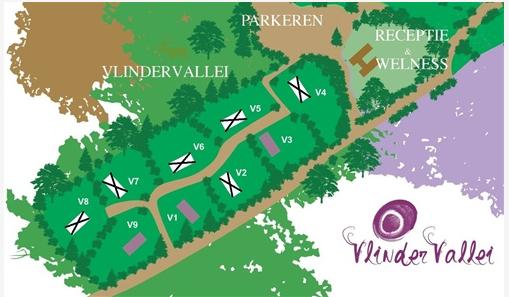 Bospark Vlindervallei Parkplan