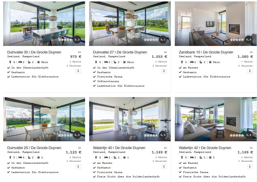 Zandvillas Entdecken Zandvillas Entdecken