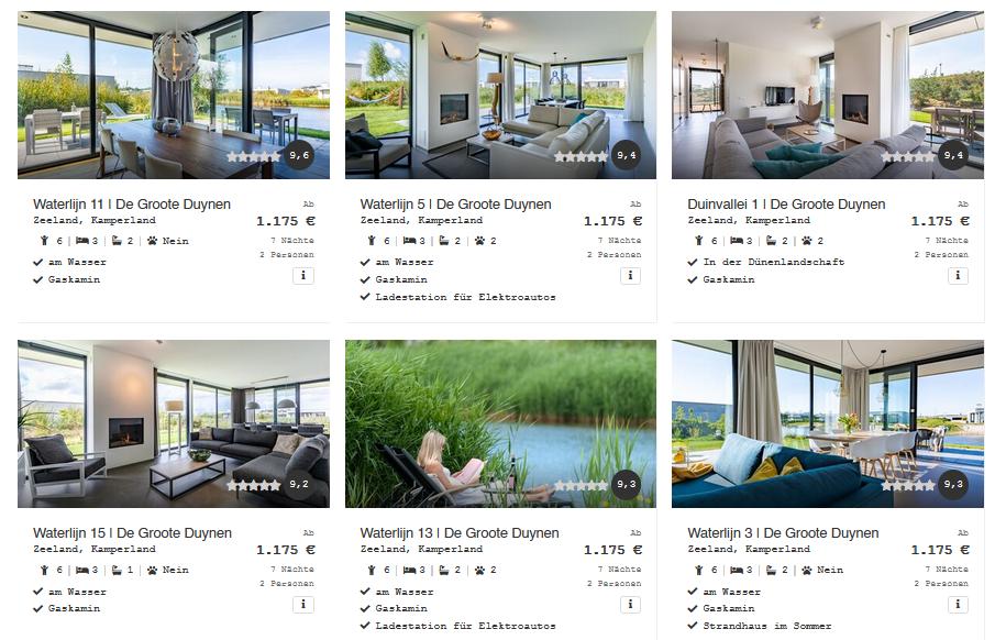 Zandvillas Entdecken Zandvillas Entdecken
