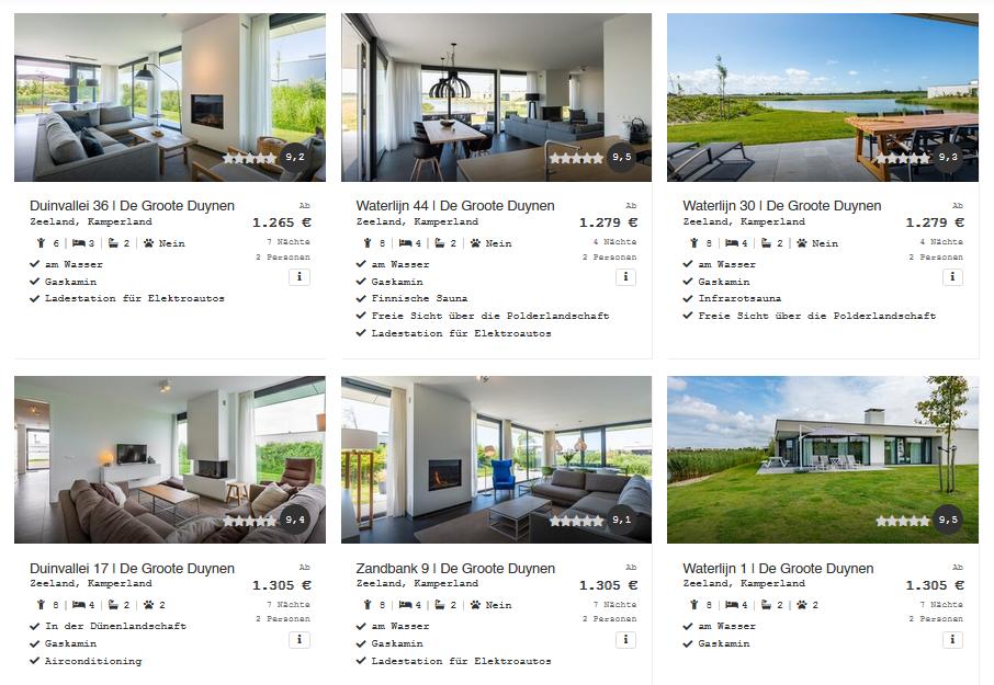 Zandvillas Entdecken Zandvillas Entdecken