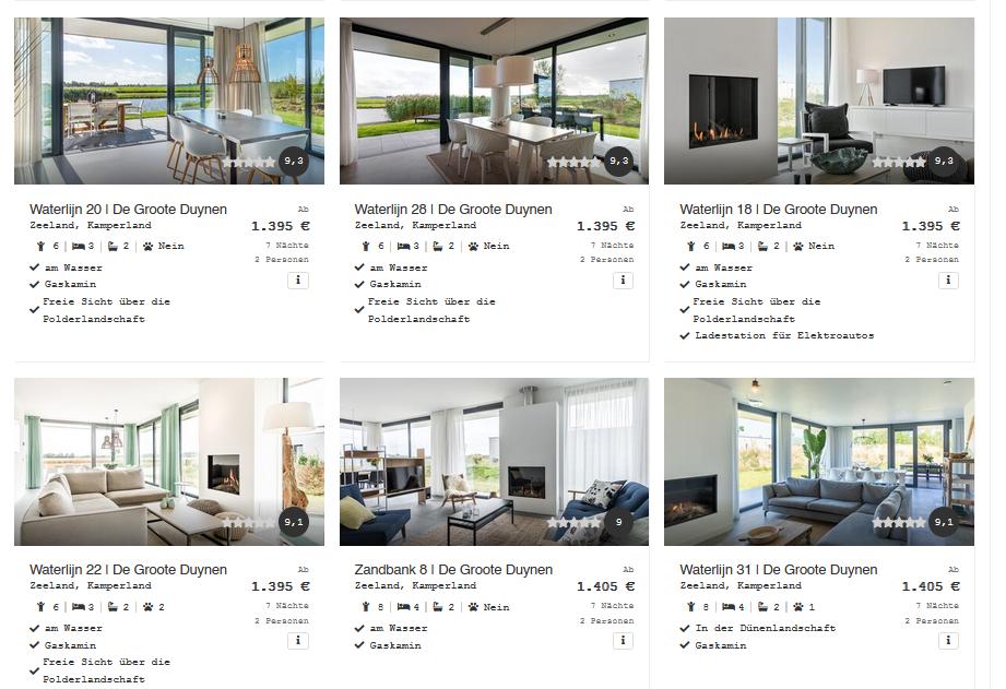 Zandvillas Entdecken Zandvillas Entdecken