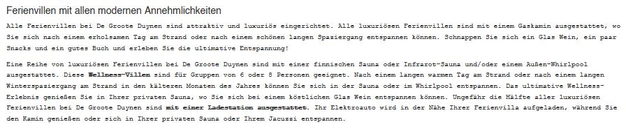 Zandvillas Urlaub Zandvillas Urlaub